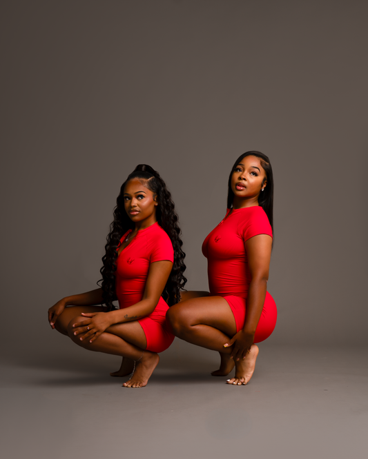 Crimson Allure Bodysuit