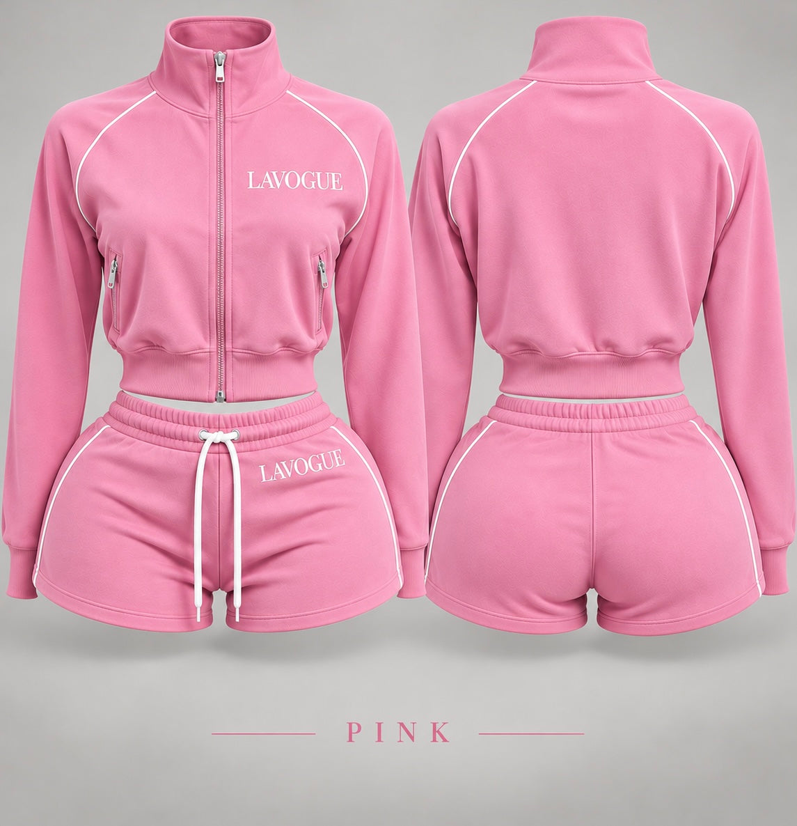 Bubblegum Amour short set