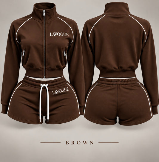 Cocoa Amour short set
